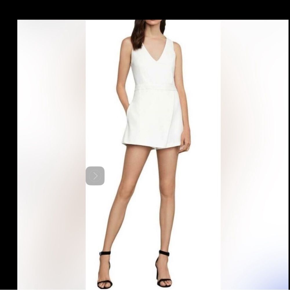 BCBGMaxAzria Ivory Sleeveless Wedding Dress
